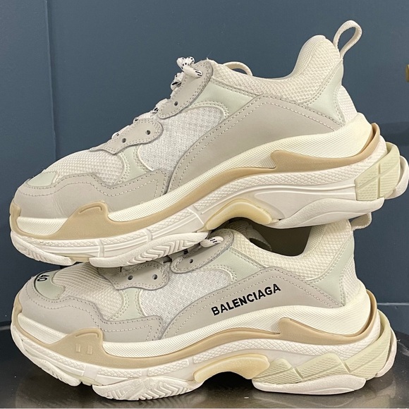 Balenciaga Other - BALENCIAGA TRIPLE S WHITE MESH TRAINERS - size 40